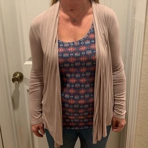 Tan cardigan